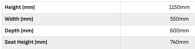 Stone Highchair - Onset Veneer Back