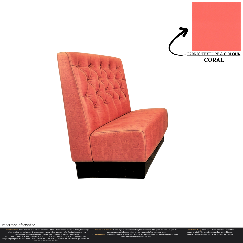 D/Buttoned Back Single - 1100 High