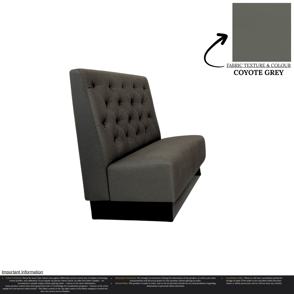 D/Buttoned Back Single - 1000 High