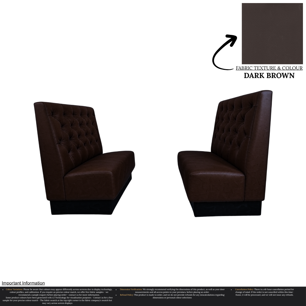 D/Buttoned Back Double - 1200 High