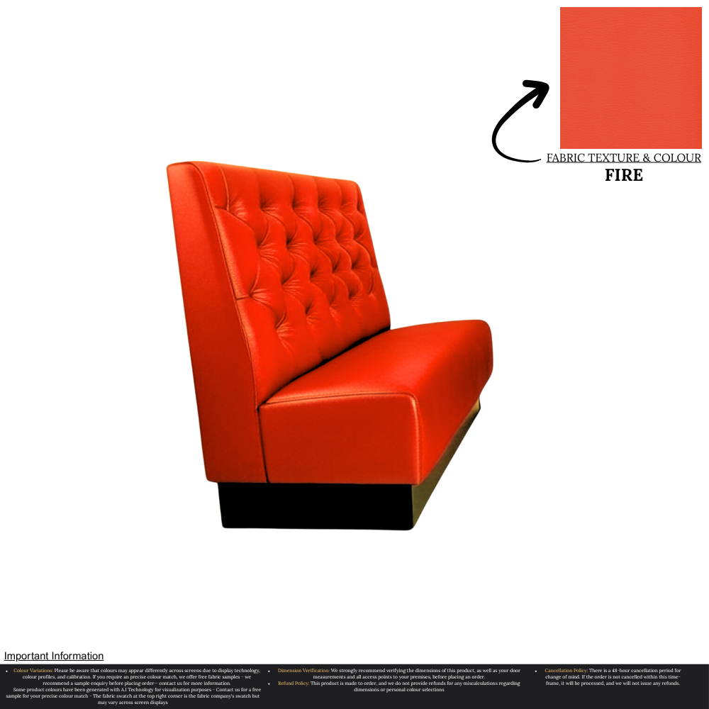 D/Buttoned Back Single - 1100 High