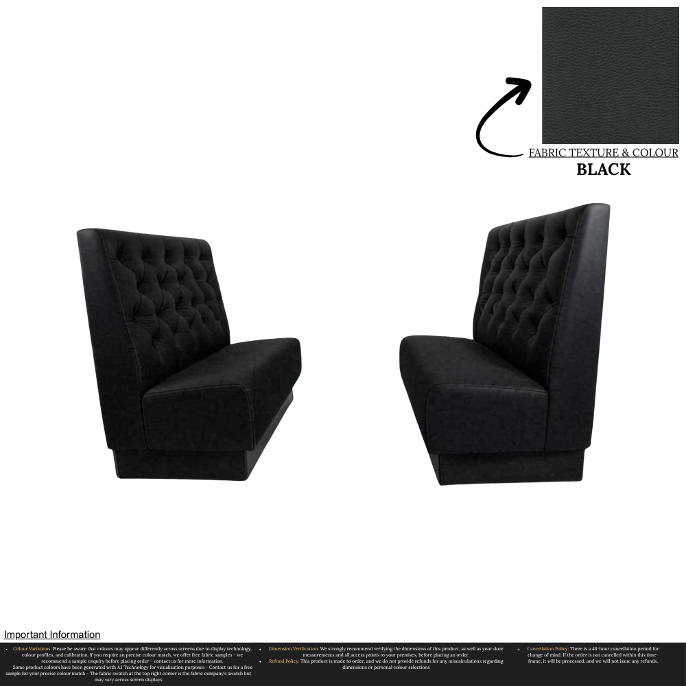 D/Buttoned Back Double - 1200 High