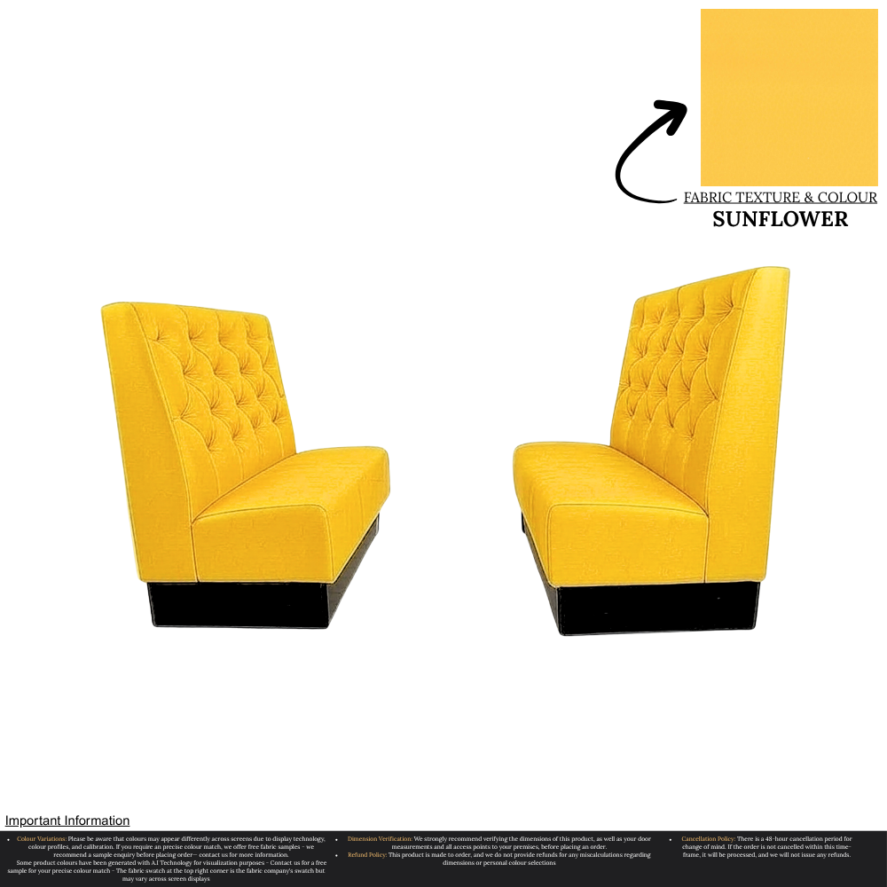 D/Buttoned Back Double - 1200 High